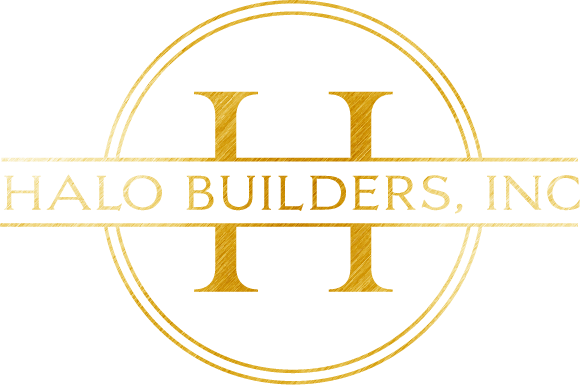 HALO Builders, Inc. logo in gold